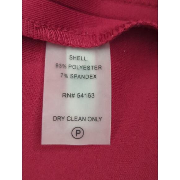 Calvin Klein Women's Solid Cold‎ Shoulder Evening Party Dress Red Size 12 NWOT - Picture 10 of 12